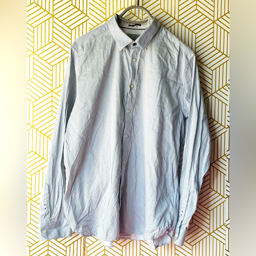 Ted Baker London Mens Endurance Long Sleeve Button Up Shirt Size 6